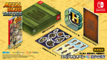 「METAL SLUG TACTICS」Switchパッケージ版が12月11日に発売！ドットギャラリーブックやアクリルブロックディスプレイ-極-などが付いた数量限定版も