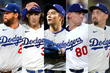山本由伸らドジャース先発陣５投手がMLB史上初の快挙達成！　５試合で「計45K以上＆被打率.100未満」は1900年以降で唯一
