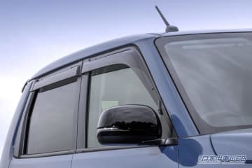 N-ONE e:用純正アクセサリー：自動車用品業界で初めてサステナブルマテリアル（リサイクルアクリル樹脂）採用のドアバイザーを発売！