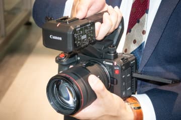 「EOS C50」「RF85mm F1.4 L VCM」「IXY 650 m」発表会レポート　7K60p対応の小型動画カメラと中望遠Lレンズ　コンパクトデジカメも