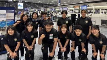 ＜レスリング＞2025年世界選手権（クロアチア）出場の女子チームが出発
