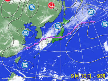 秋雨前線はあすにかけてゆっくりと南下　午後も激しい雨に注意