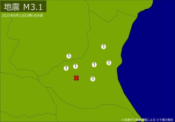 【速報】関東で地震　M3.1　茨城、栃木で揺れ　震源は茨城県南部　地震が及んだ地域人口66万人