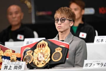 井上尚弥が会見、アフマダリエフと遂に対面　14日「キャリア最大の強敵」と大一番