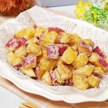子どもが爆食べ！雪が降ったみたいにかわいい「白雪スイートポテト」の作り方