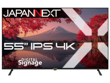 USBメモリの動画/写真を直接再生できる55型4Kモニター