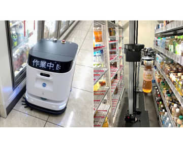 セブン‐イレブン 店舗業務の省人化実験 品出し・清掃をロボットで支援