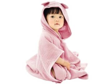 ワンオペお風呂の救世主！【赤ちゃん＆ママ用バスローブ】がAmazonタイムセールでお得に♪プールや水遊びにも◎