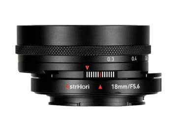 2万7,000円の広角シフトレンズ　APS-Cミラーレス用の「AstrHori 18mm F5.6 Shift」