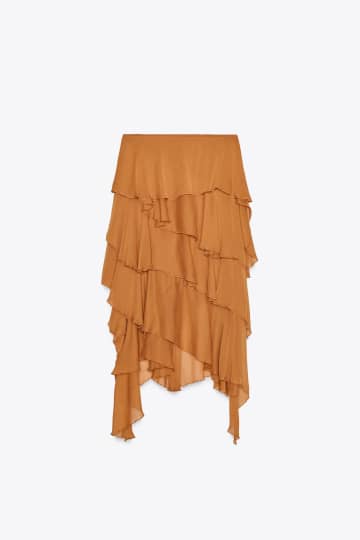 夏服 → 秋服の切り替えに“この1枚”！【ZARA】トレンド感100点♡「秋っぽスカート」