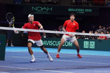 綿貫陽介／柚木武 強豪ペアに善戦するもストレートで敗れる。日本はドイツに3連勝を許してファイナル進出ならず[デビスカップ]