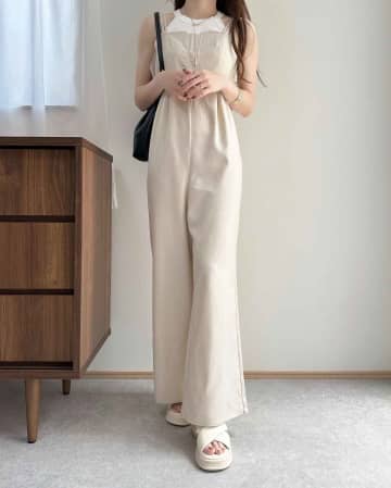 「オンライン限定販売」【しまむら】大人に似合う「上品オールインワン」
