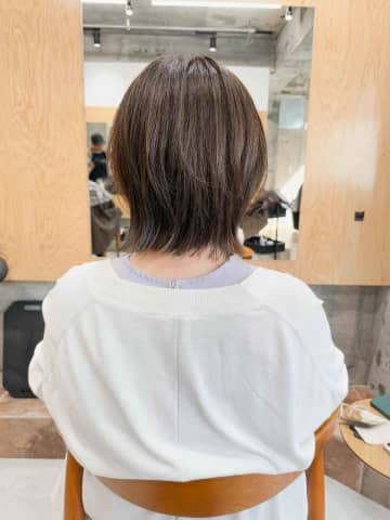 普通のボブ → こなれボブへ！【40・50代】切るだけで令和っぽ♡「ウルフボブ」