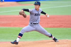 p【野球】小原が吠えた！　慶大打線粘りの猛攻で土壇場同点に追いつく　期待のルーキー・加藤が鮮やかなリーグ戦デビュー／東京六大学野球秋季リーグ戦法大１回戦　＠明治神宮野球場/p