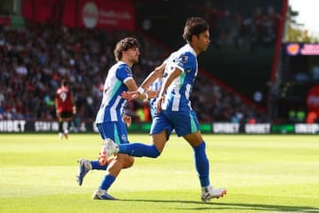 三笘薫が今季初ゴールも…ブライトンは勝利ならず　ボーンマスがリーグ戦3連勝