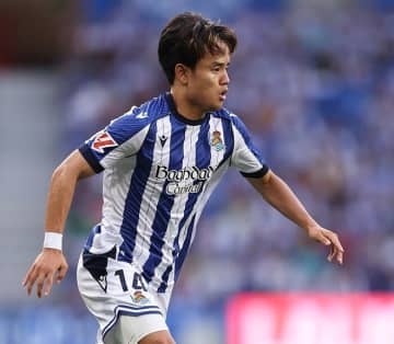 日本代表帰りの久保建英は今季初のスタメン落ち→途中出場で好機創出も…ソシエダは10人のマドリーに１－２敗戦、開幕４戦未勝利