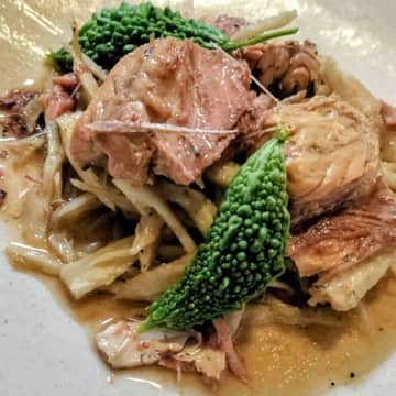 さば缶おかず！スパイス香る洋風仕立て！食物繊維たっぷりゴボウとさば！