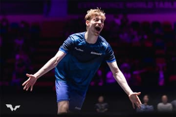 デンマークのリンが世界1位を破る番狂せ！「一番楽しみにしているのは"世界1位をまた倒した！"という最高のYouTubeタイトルをつけられること」【卓球 WTTマカオ】
