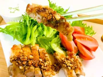 〈家事ヤロウ!!!×加藤綾菜さん〉加トちゃんのための「減塩・照り焼きチキン」の作り方。ナッツとニンニクで感動の美味しさでーす！！
