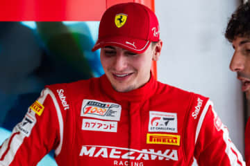 マエザワ・レーシングのフェラーリに乗るノイバウアー、初の鈴鹿に興奮。スーパーGT参戦にも意欲「断然『イエス』だよ！」