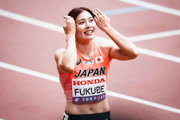 女子100m障害・福部真子「えっ、ホントですか？やったぁ！」TVインタで突破の事実聞かされ仰天【東京世界陸上】