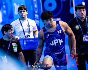 ＜レスリング＞【写真集】2025年世界選手権／男子フリースタイル125kg級・山本泰輝（自衛隊）