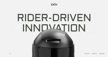 走行中にいい空気♪ フィルター付きバイク用ヘルメット「ZYON」