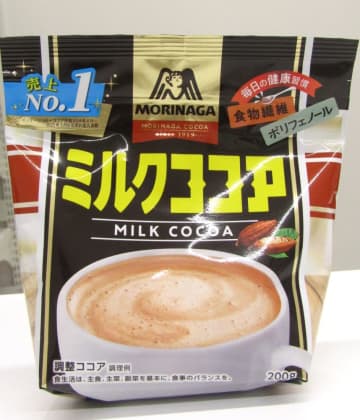 森永製菓、ココア絶好調　「純ココア」への注目度の高まりが「カカオの力」や「ミルクココア」にも波及