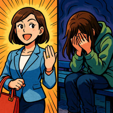 独身の私を見下した同僚。数年後、離婚と借金に追われ、職も失い泣き崩れたのはその同僚だった【短編小説】
