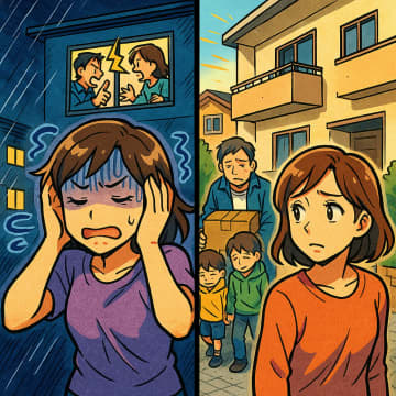 夜中の騒音を我慢し続けた私。数年後、度重なる苦情の末、家を出ていくことに【短編小説】