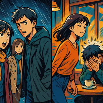 学生時代、恋人に裏切られた私。数年後、その人は孤独と後悔に苛まれ泣き崩れていた【短編小説】