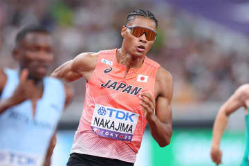 中島佑気ジョセフ 日本新記録の44秒44で準決勝進出！「自分でも驚くタイム。さらに上を目指したい」【世界陸上 男子400m】