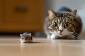 猫にまつわる英語イディオム (20) 猫とネズミの関係から生まれたことわざ2選