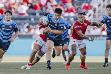 ラグビーPNC、日本が決勝へ　トンガに快勝、フィジーと対戦