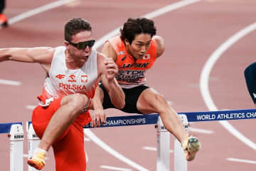 男子110m障害の泉谷駿介、痛恨の大出遅れのワケ　予選5着「横の選手が…」「今回、結構長いんで」【東京世界陸上】