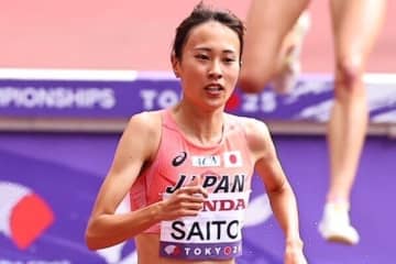齋藤みう、女子3000m障害で日本新記録に笑顔、そして涙…「ずっと信じてくれたから、ここまで走ることができた」恩師と仲間に感謝【世界陸上】