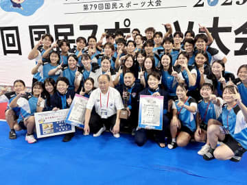 【国民スポーツ大会】水泳　神奈川が男女総合優勝、初の天皇杯獲得　「力を合わせた結果」