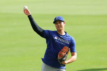 大谷翔平 50本塁打50奪三振 史上初の『50-50』にダブルリーチ！次回登板へ笑顔交え準備着々