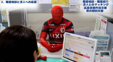 タイツマンで動画作成　ハローワーク常陸鹿嶋　茨城