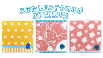 えふたんハンドタオルが3種類登場！