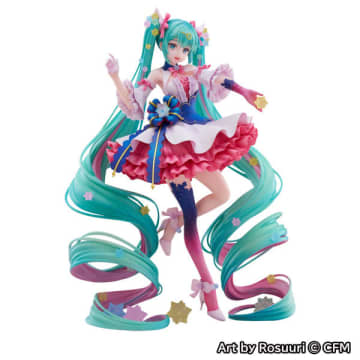 初音ミクのフィギュア「『Creators Collection Figure』初音ミク Rosuuri Ver.」が2026年2月再販決定！Rosuuri氏が描いたイラストコンテストのキービジュアルを立体化