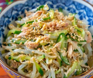 抱えて食べたい！旨味たっぷりの「ツナときゅうりの和え物」