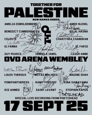 ブライアン・イーノのチャリティコンサート〈Together For Palestine〉ライヴ配信決定