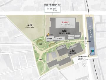 京王多摩川駅前、開発エリア名称は「itonami（イトナミ）」に決定。スーパーや飲食店舗など2027年7月ごろ開業予定