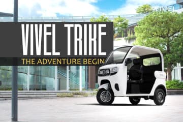 【神奈川県伊勢原市ふるさと納税】日本初！次世代電動三輪モビリティ「VIVEL TRIKE」が返礼品で登場！