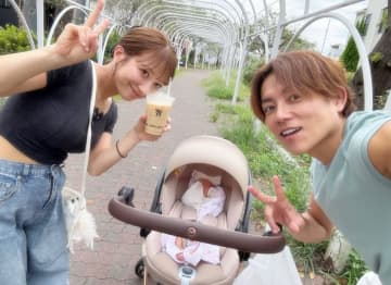 杉浦太陽＆辻希美夫妻、第5子・夢空ちゃんのお散歩デビューを報告。初お散歩で見せた幸せなワンシーン