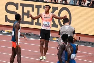 男子110m障害・村竹ラシッド決勝進出！　国立大歓声、準決13秒17全体3位で史上初のメダル獲得へ【東京世界陸上】