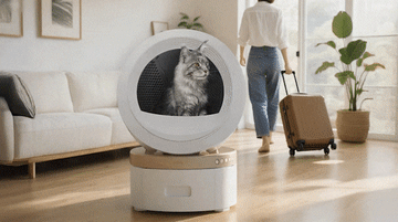 猫ちゃん歓喜♪ 15日間お手入れ不要な「MOVAスマート猫トイレ」