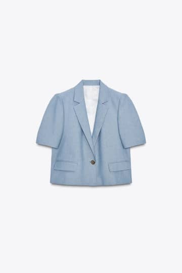 カーデやシャツより“こっち”かも！【ZARA】40・50代のサマ見え♡「上品ブレザー」
