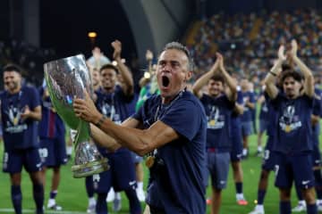 ルイス・エンリケ監督、PSGのCL連覇へ意欲「あの感覚をもう一度味わいたい」